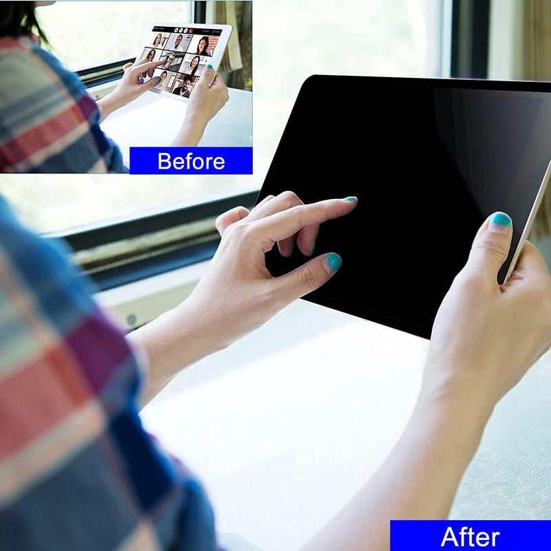 Mamol Magnetic iPad 10.2 Privacy Screen Protector for Apple iPad 10.2" 9th/8th/7th Generation 2021/2020/2019, Removable&Reusable Anti Blue Light Glare Spy Privacy Filter for iPad 10.2 Inch, High - Image 2